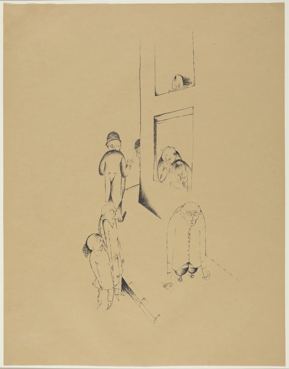 Der Immerwährendeschmerz (Perpetual Pain) by Heinrich Hoerle, portfolio, 1920