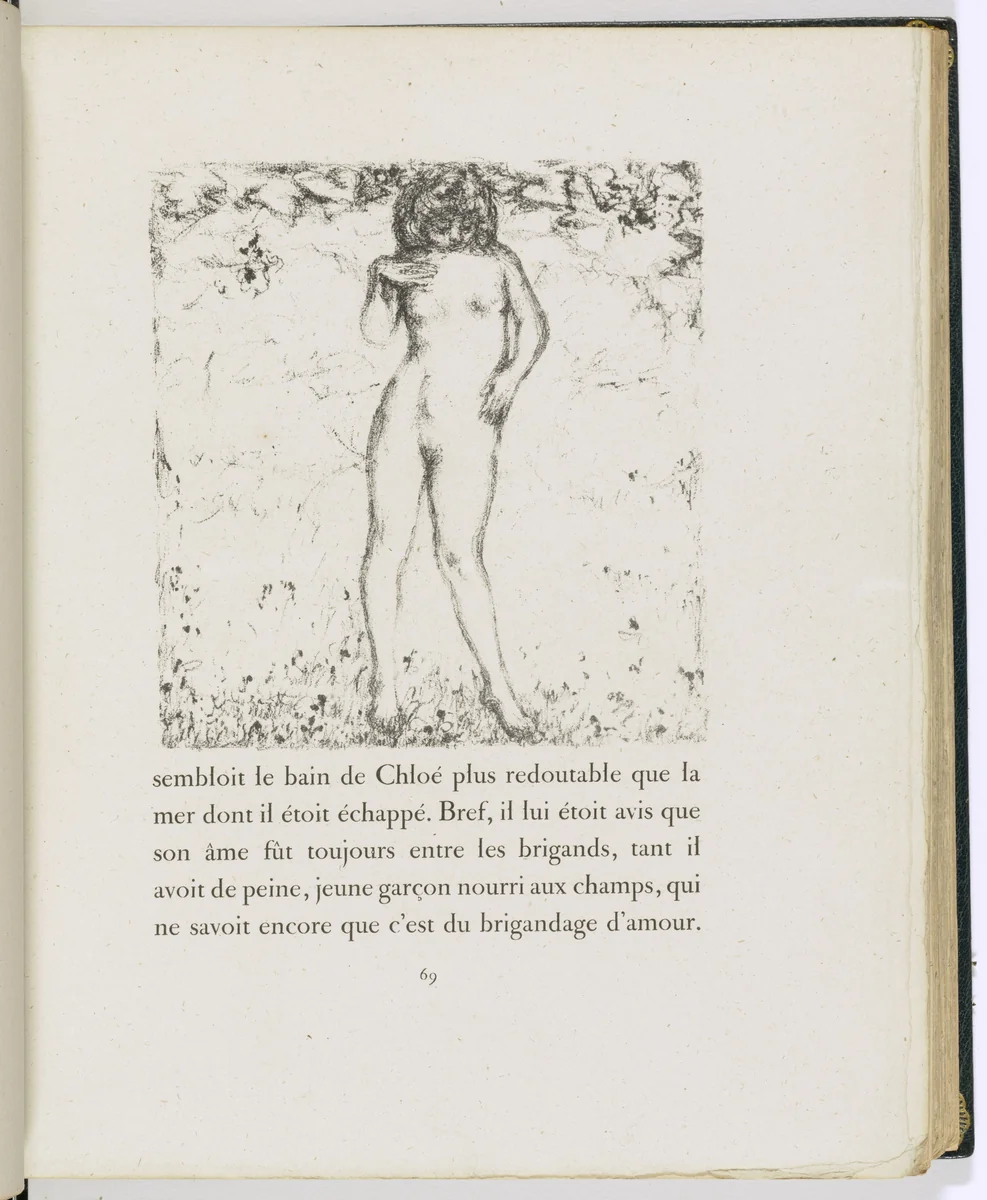In-text plate (page 69) from Daphnis et Chloé by Pierre Bonnard, illustrated book, 1902