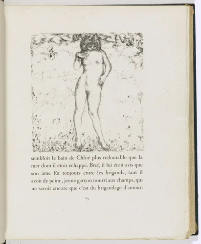 In-text plate (page 69) from Daphnis et Chloé by Pierre Bonnard, illustrated book, 1902
