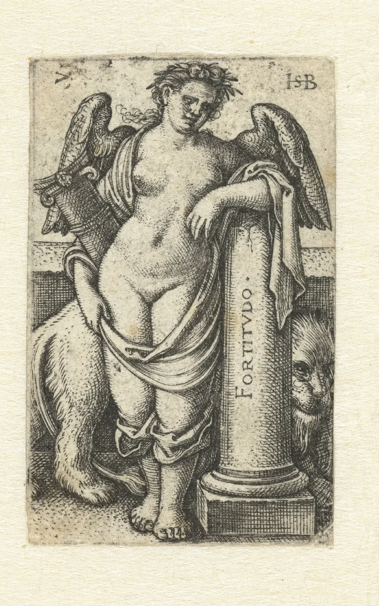 Kracht (Fortitudo) by Unknown, print, 1539