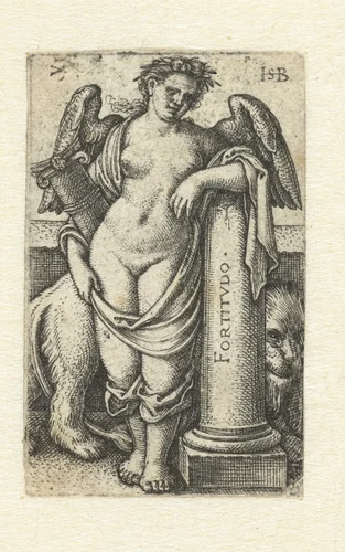 Kracht (Fortitudo) by Unknown, print, 1539