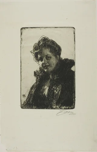 Mrs. Granberg by Anders Zorn, print, 1903