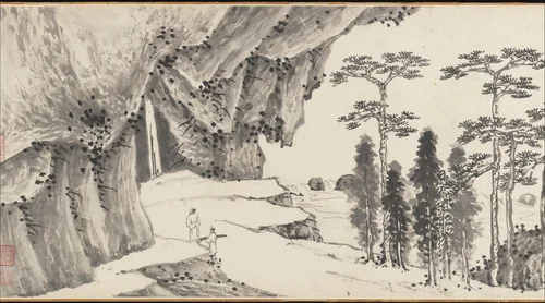 Joint Landscape by Shen Zhou (沈周), painting, 1509-1546