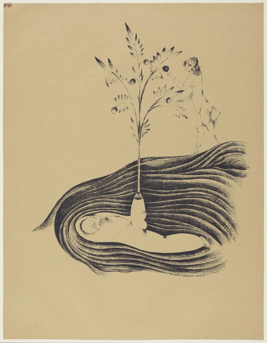 Freundlicher Träum (Friendly Dreams) by Heinrich Hoerle, portfolio, 1920