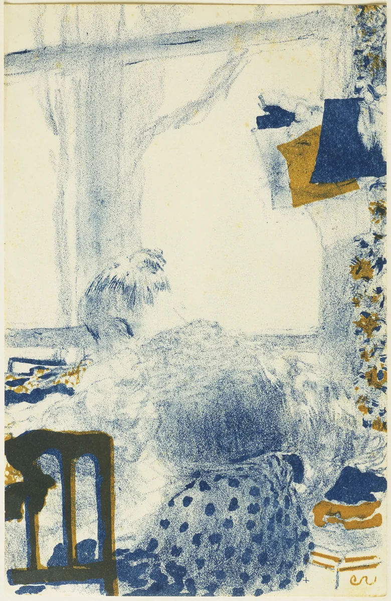 The Dressmaker (La couturière) from La Revue Blanche by Édouard Vuillard, print, 1894
