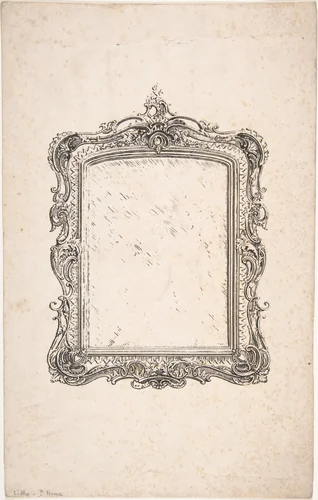 Design for Frame by Robert William Hume, drawing, 1830-1900