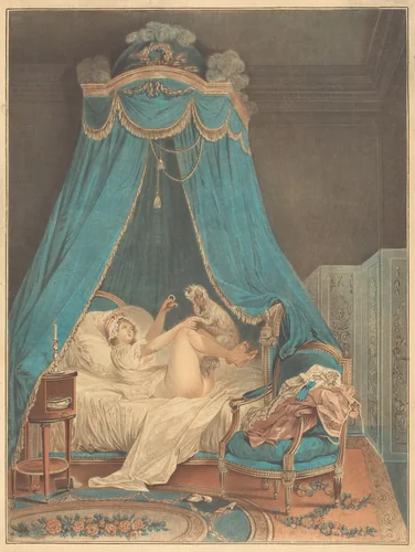 Le petit favori by Jean-Baptiste Chapuy; Nicolas Lavreince, print, 1760-1802
