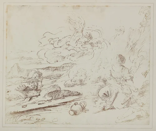 Hagar in the Desert by William Henry Fox Talbot, photograph, 1843-1846