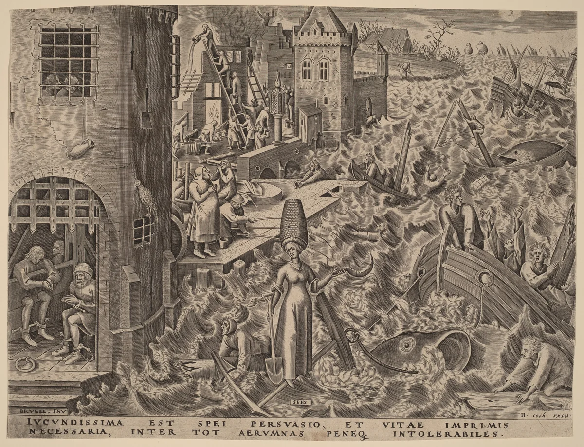 Hope by Philip Galle, print, 1559