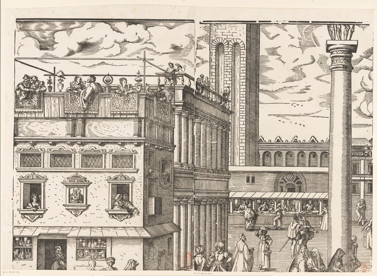 Festa della Sensa (derde gedeelte) by Jost Amman, print, 1679
