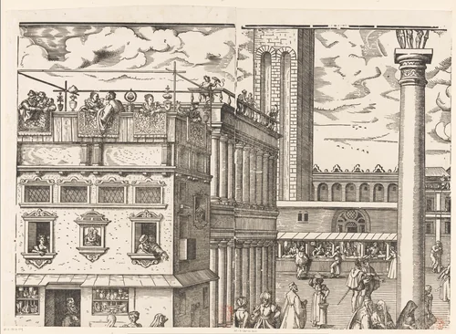Festa della Sensa (derde gedeelte) by Jost Amman, print, 1679