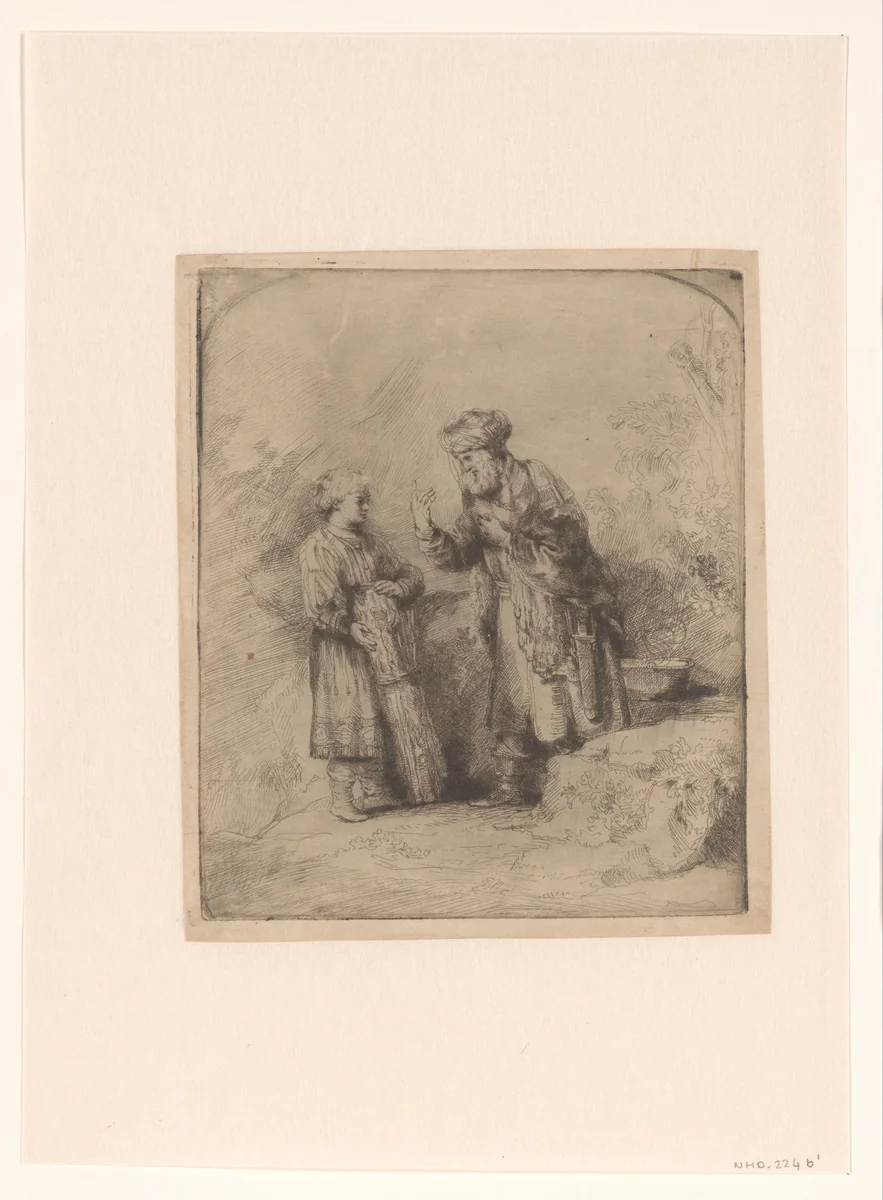 Abraham and Isaac by anonymous, print, 1819