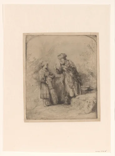 Abraham and Isaac by anonymous, print, 1819