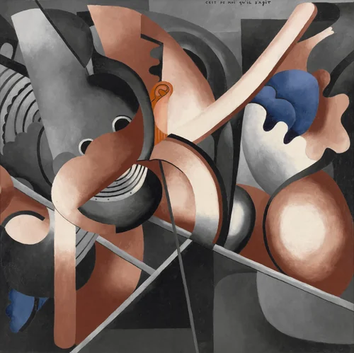 This Has to Do with Me by Francis Picabia, painting, 1914