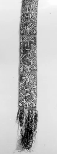 Band Fragment by Nazca-Wari, textile, 700-900