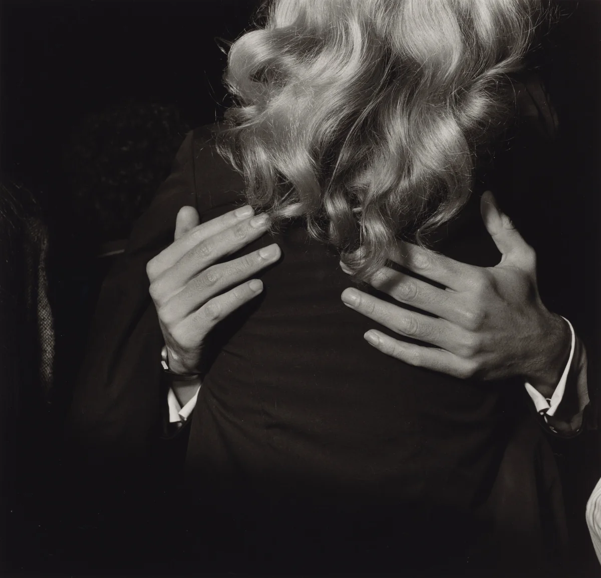 International Center of Photography, Peter Beard Opening, New York City by Larry Fink, photograph, 1977