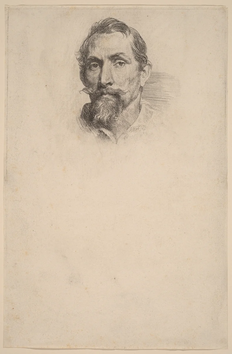 Frans Snyders by Anthony van Dyck, print, 1626-1641