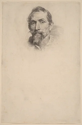 Frans Snyders by Anthony van Dyck, print, 1626-1641