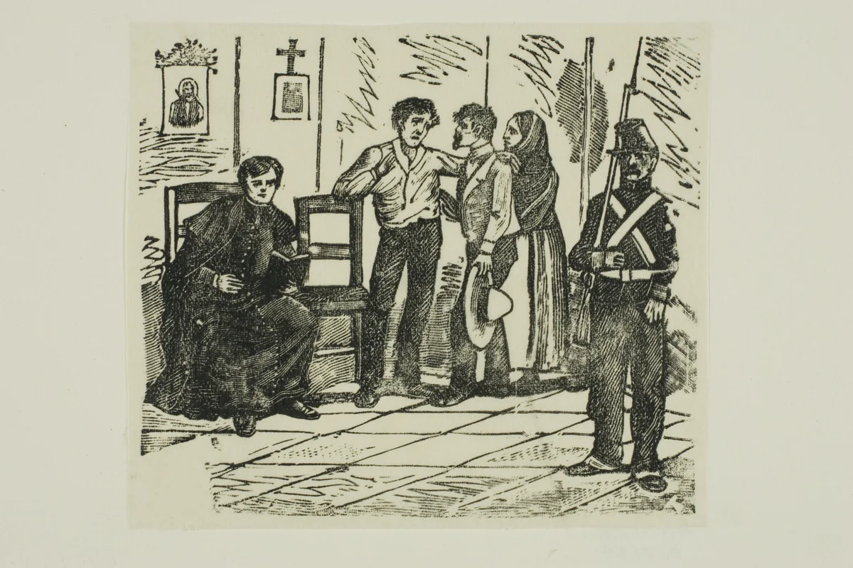 Corrido:The Death Room of a Sentenced Man by José Guadalupe Posada, print, 1871-1913