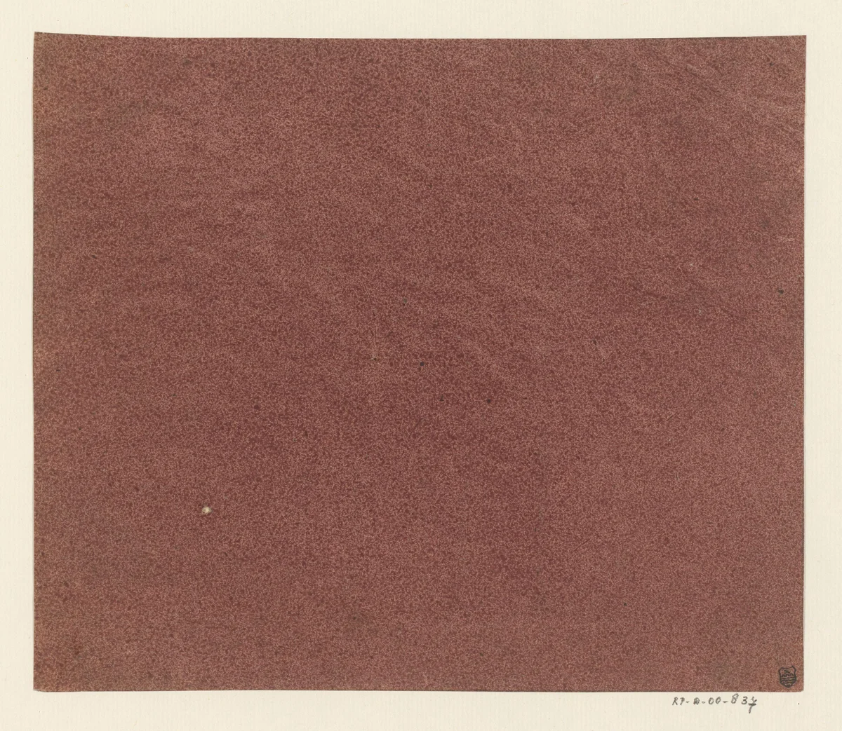 Rood gespikkeld papier by anonymous, other, 1750-1900