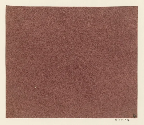 Rood gespikkeld papier by anonymous, other, 1750-1900