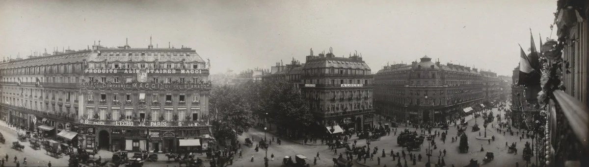 Panoramic View of Paris by Unidentified Photographer, photograph, 1900