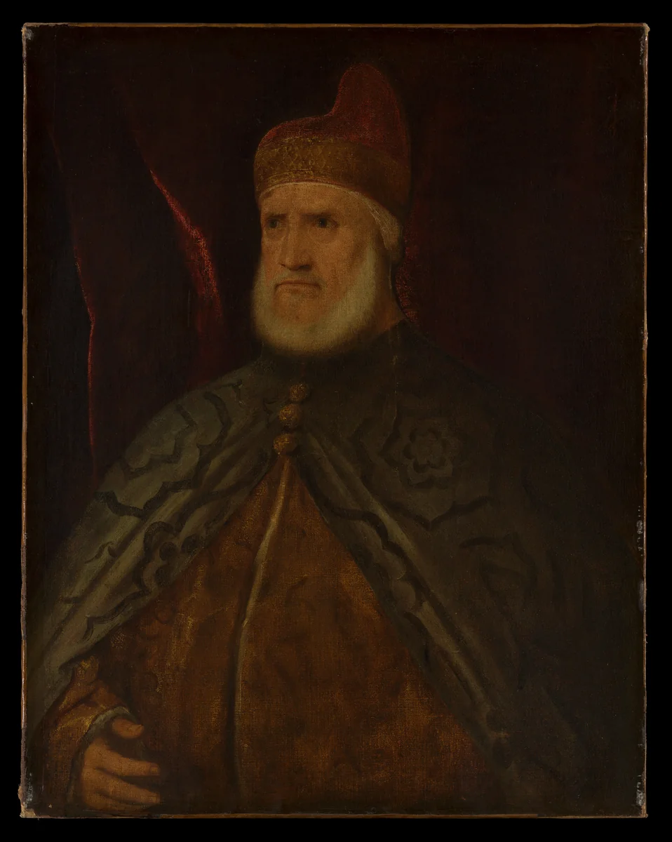 Doge Andrea Gritti (1455–1538) by Titian, painting, 1508-1576