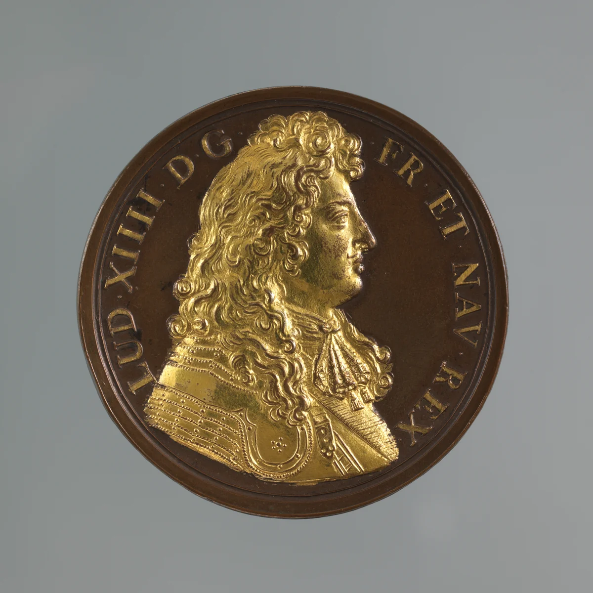 Louis XIV: The Battle of Saint Gotthard, 1664 by Pierre Aury, metalwork, 1700-1715