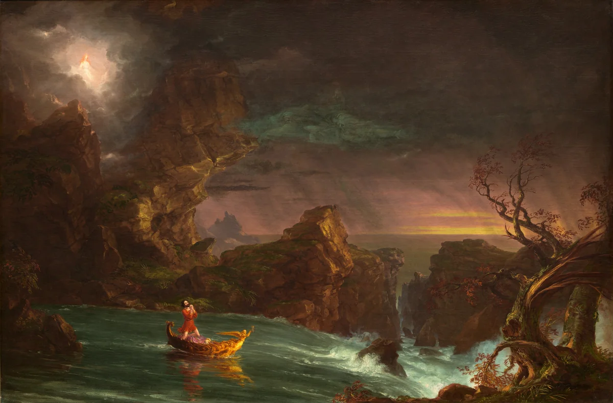 The Voyage of Life: Manhood by Thomas Cole, painting, 1842