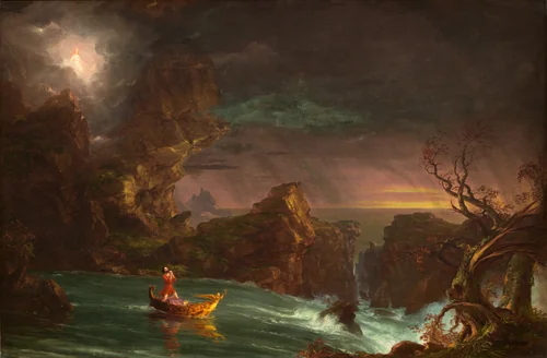 The Voyage of Life: Manhood by Thomas Cole, painting, 1842