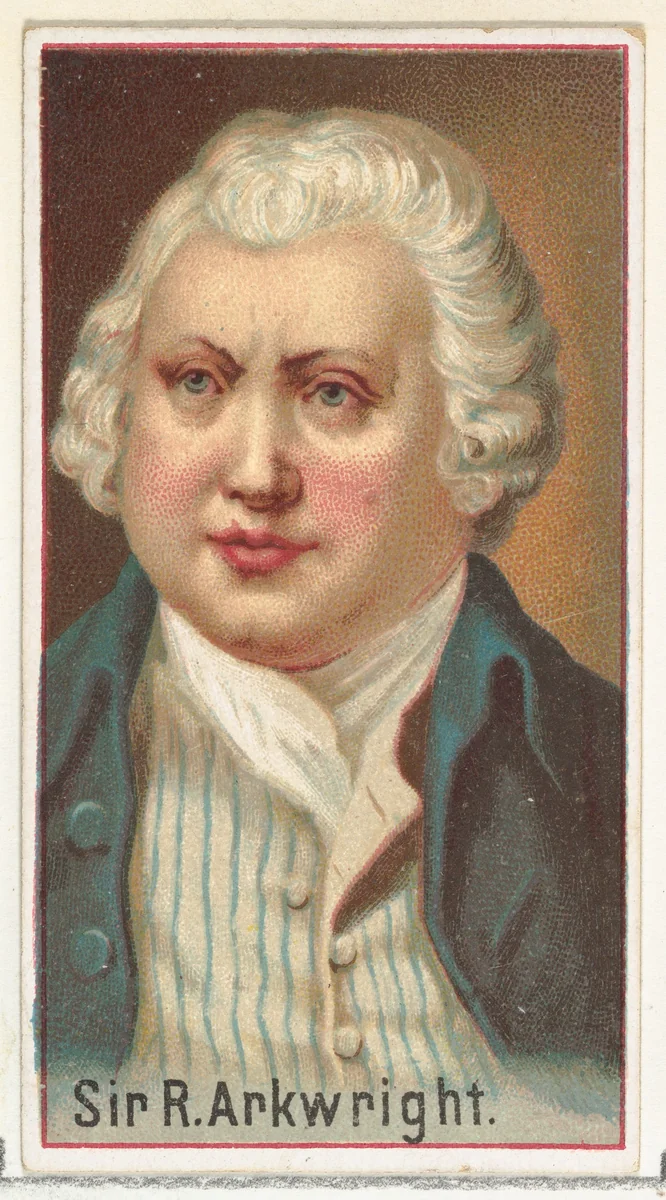 Sir R. Arkwright, printer's sample for the World's Inventors souvenir album (A25) for Allen & Ginter Cigarettes by Allen & Ginter, print, 1888