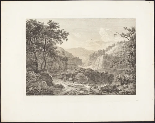 Cascatella di Tivoli, seconda veduta by Albert Christoph Dies, portfolio, 1755-1822