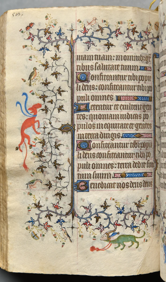 Hours of Charles the Noble, King of Navarre (1361-1425): fol. 245v, Text by Master of the Brussels Initials and Associates, book, 1400-1410