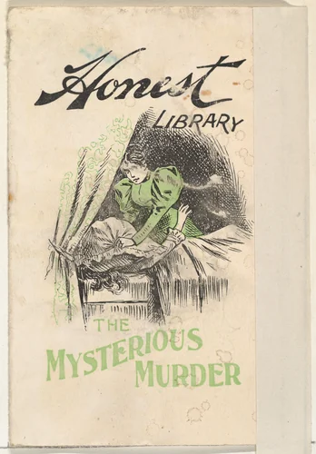 The Mysterious Murder, from the Honest Library series (N115) issued by Duke Sons & Co. to promote Honest Long Cut Tobacco by W. Duke, Sons & Co., print, 1896