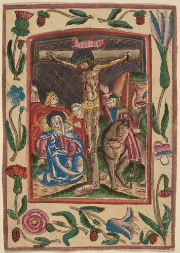 The Crucifixion by Netherlandish 15th Century, print, 1490-1500