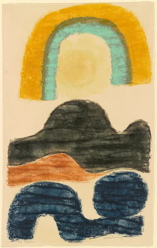 Rainbow by Carol Summers, print, 1958