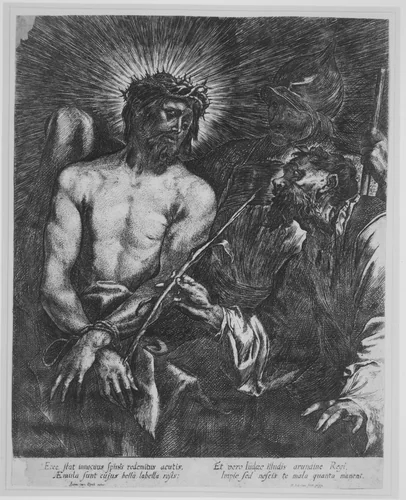 Christ Crowned with Thorns (copy) by H. Johnston, print, 1671