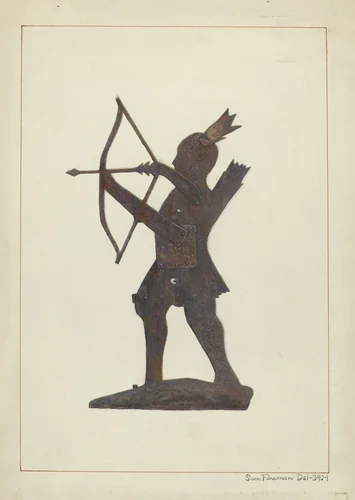 Weather Vane by Samuel Fineman, index of american design, 1938