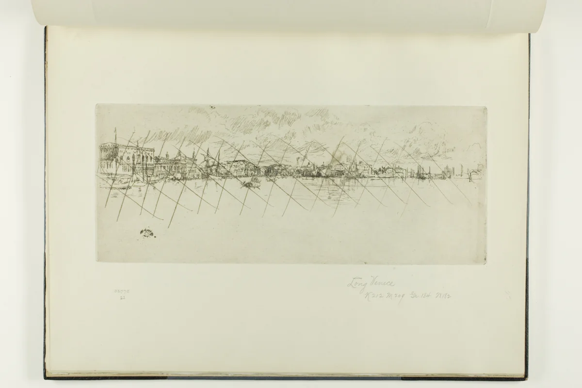 Long Venice by James McNeill Whistler, print, 1879-1880