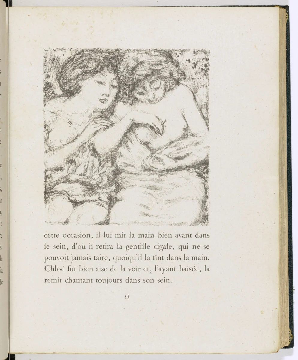 In-text plate (page 55) from Daphnis et Chloé by Pierre Bonnard, illustrated book, 1902