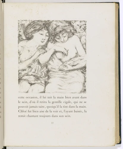 In-text plate (page 55) from Daphnis et Chloé by Pierre Bonnard, illustrated book, 1902