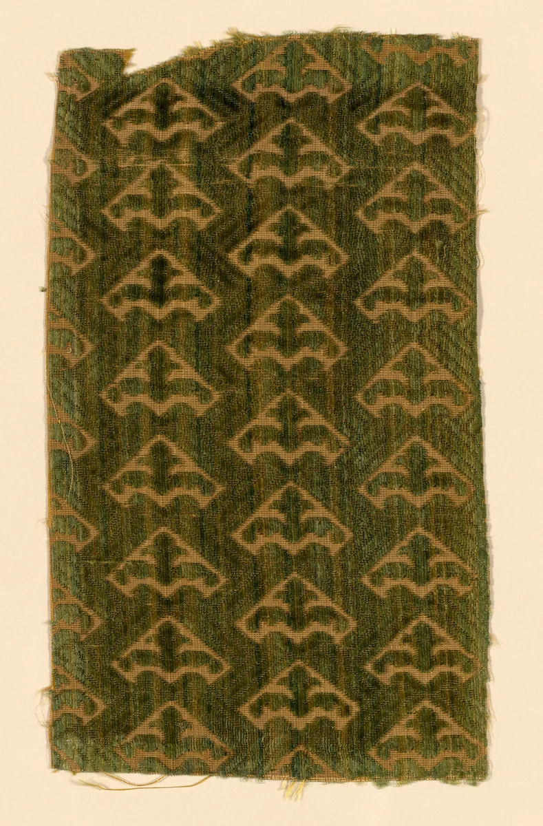 Fragment by Italy, textile, 1601-1635