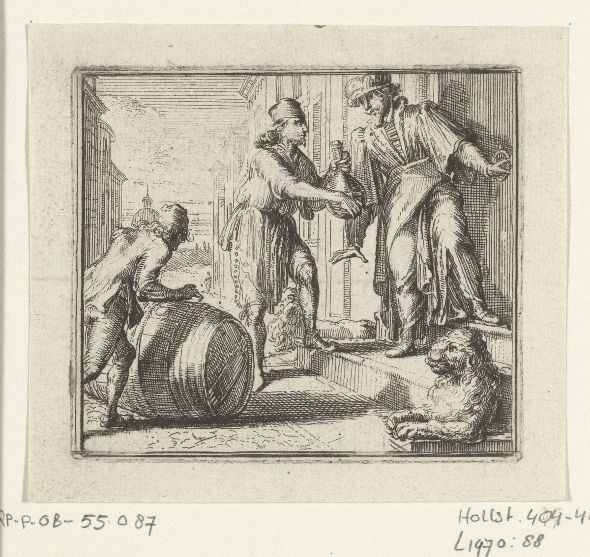 Illustratie voor de Decamerone van Boccaccio by Romeyn de Hooghe, print, 1697