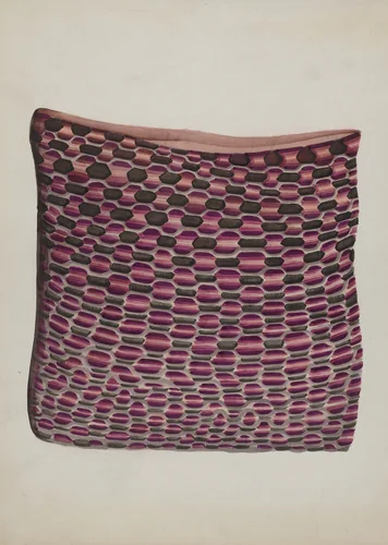 Pillow by Natalie Simon, index of american design, 1936