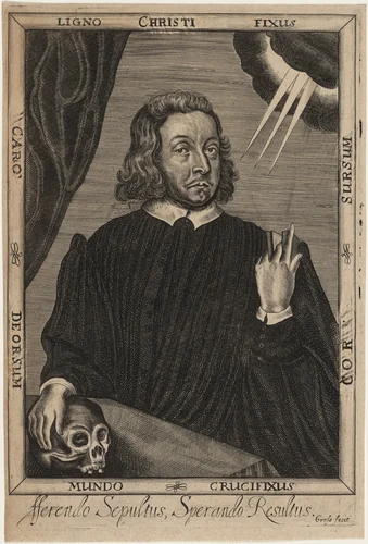 Benjamin Spenser (?) by Thomas Cross, print, 1602-1704