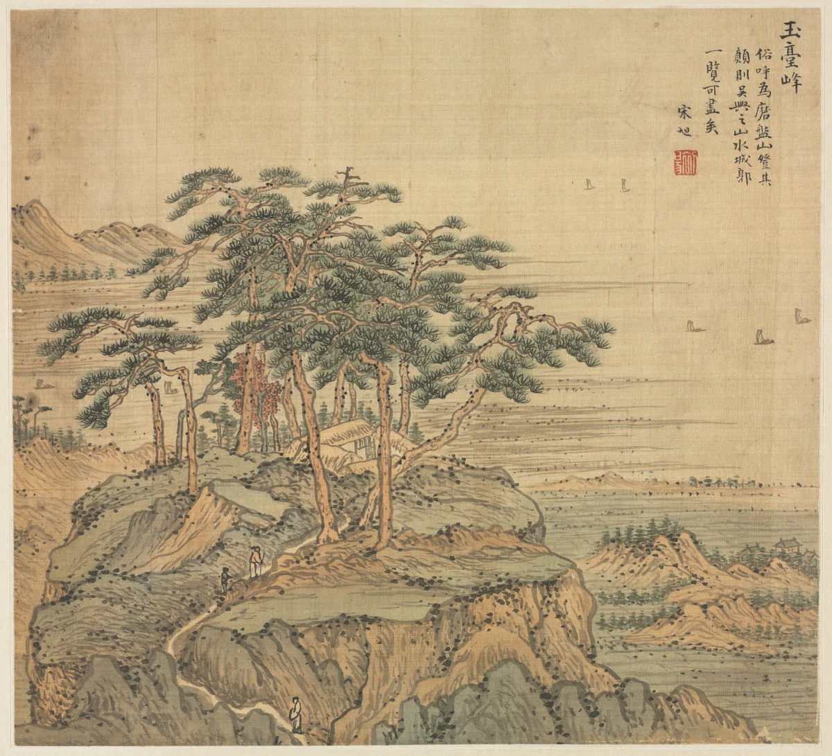 Yutai Peak (Jade Terrace Peak) by Song Xu, painting, 1583-1593
