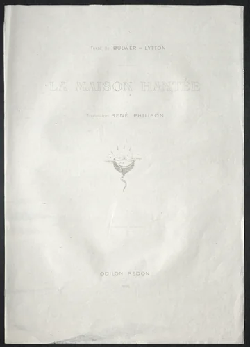 Title Plate by Odilon Redon, print, 1896