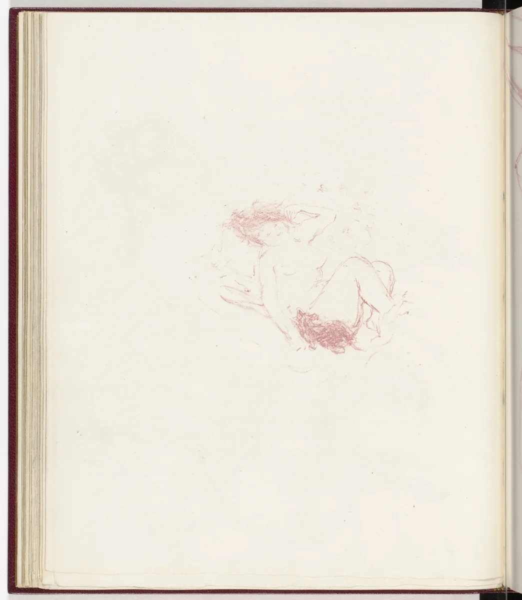 Vignette (page 34) from Parallèlement (In Parallel) by Pierre Bonnard, illustrated book, 1900