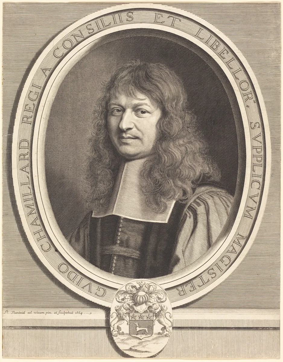 Guy Chamillard by Robert Nanteuil, print, 1664