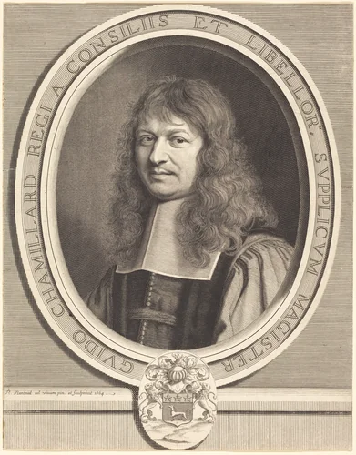 Guy Chamillard by Robert Nanteuil, print, 1664